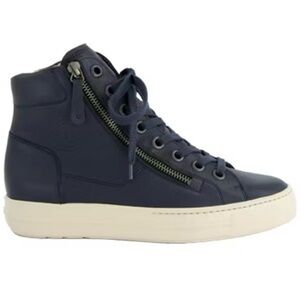 Sneakers. Color: Dark Blue Leather. US sizes